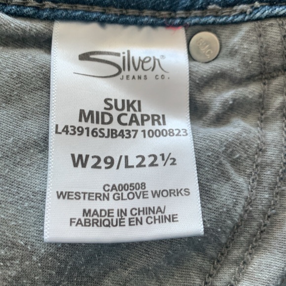 Silver Jeans - Mid Capri - Picture 6 of 7